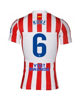 Atletico Madrid Koke #6 Replika Hemmakläder 2025-26 Kortärmad